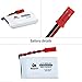 Noiposi 4 pcs 3.7v 850mAh 25c Upgrade Lipo Battery (JST Plug) with X6 Charger for MJX X400 X400W X800 X300C Sky Viper S670 V950hd V950str HS200W National Geographic Quadcopter Drone