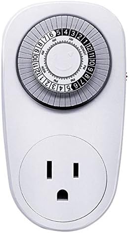 Sala-synth - 24 Hours Programmable Mechanical Mini Timer Switch 250V Energy Saver EU/US/UK Plug