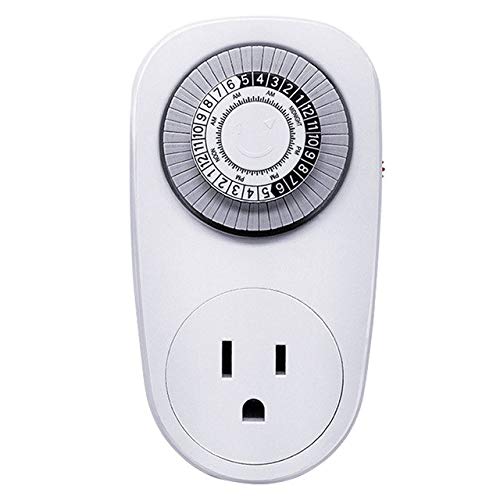 Sala-synth - 24 Hours Programmable Mechanical Mini Timer Switch 250V Energy Saver EU/US/UK Plug