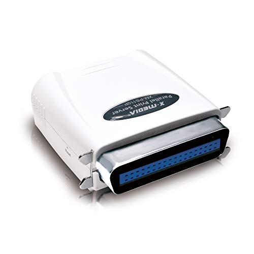 X-MEDIA XM-PS110P Fast Ethernet 10/100Mbps Parallel Port Print Server