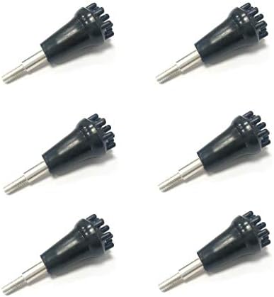 Supercaptain 6/12pcs Hunting Small Game Blunt Judo Broadheads for Bowhunting Rabbits and Other Pests Safety Soft Rubber Archery Practice Tip