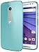 Motorola Moto G (3rd Generation) Case Cimo [Grip] Premium Slim Fit Flexible TPU Case for Motorola Moto G G3 (3rd Gen, 2015) - Blue