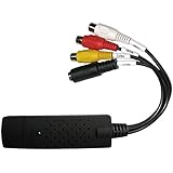 USB 2.0 Audio/video Converter - Digitize and Edit Video from any analog source including VCR, VHS, DVD