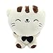 Maggift Stuffed Cat Doll Plush Kitten Animal Toys White 9.9” (a)
