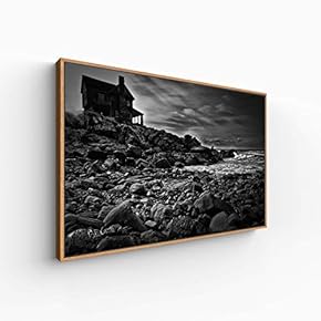 Canvas Wall Art for Living Room, Bedroom Monochrome Landscape Framed Canvas Prints for Home Decoration Ready to Hang - 16x24 inches