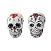Pacific Giftware Day Of The Dead Skulls Salt Pepper Shakers Figurine Home Decor, multi-colored, 5 x 2