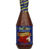 Pico Pica Mexican Hot Sauce - HOT - 15.5 Oz (Single Large Plastic Bottle)