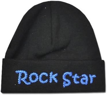 Itty Bitty Baby Blue Rock Star Caps - Preemie (2-5lbs)