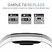 ESeekGo Compatible with Fitbit Charge 2 Leather Band, Genuine Leather Replacement Smart Fitness Watch Wristband Strap Compatible with Fitbit Charge 2 for Women Men (No Tracker)