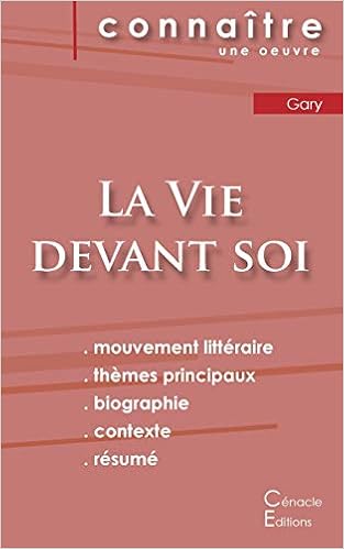 Fiche De Lecture La Vie Devant Soi De Romain Gary Analyse Litteraire De Reference Et Resume Complet Amazon Fr Gary Romain Livres