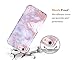 DOUJIAZ iPhone 6 Case,iPhone 6S Case, Shiny Rose Gold White Marble Design Clear Bumper TPU Soft Case Rubber Silicone Skin Cover for Normal 4.7 inches iPhone 6 6s