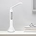 AUKEY Rechargeable Desk Lamp with Alarm Clock Calendar Date Temperature, RGB Base Light, Dimmable 3 Brightness Levels and Touch Panel