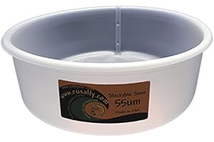 AQUACULTURE NURSERY FARMS Sieve Stackable 12" Plankton Collector. (55um)