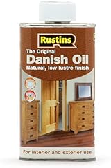 Rustins Danish Oil 250ml Wood Finish Natural Glow Enhances Grain Professional view 2