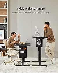 Marsail Standing Desk Adjustable Height,‎55x24