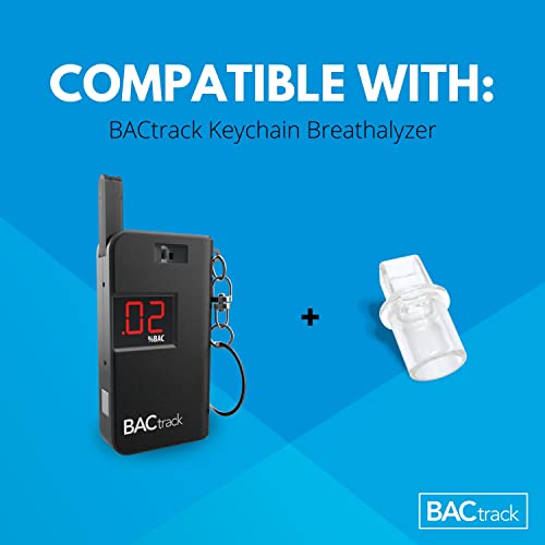 BACtrack Keychain Breathalyzer Mouthpieces (20 Count) Compatible with