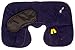 Inflatable Travel Neck Pillow Set With Sleep Eye Mask And Noise Cancelling Ear Plugs - With Bonus Travel Guide - Great For Traveling By Planes Trains And Automobiles
