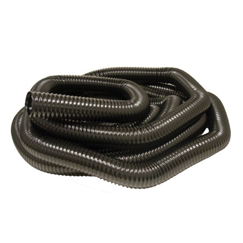 Rubber-Cal Urethane Flex (Medium Duty) Material Handling Hoses - 10" ID x 5ft Length Hose - Black (Fully Stretched) - Thumbnail 4