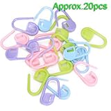 Islandoffer Approx. 20pcs Knitting Crochet Locking Stitch Markers