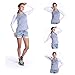 MING & HUA Women Golf Cooling Shawl - Ladies Arm Sleeve Shrug White