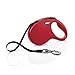 FLEXI New Classic Retractable Dog Leash (Tape), 16 ft, Medium/Large, Red