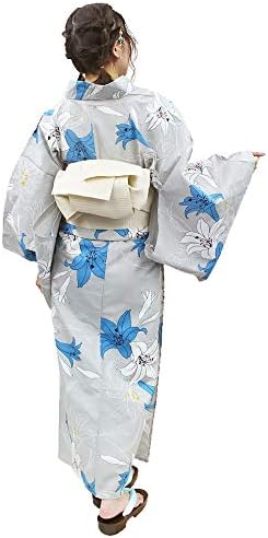 Amazon 夏音collection 浴衣 単品 ゆかた 粋 モダン レトロ 百合 百合グレー 青白 浴衣 通販 Amazon 夏音collection 浴衣 単品 ゆかた 粋 モダン レトロ 百合 百合グレー 青白 浴衣 通販