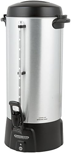 Coffee Maker Brewer Urn 100 Cup (3.9 Gallon) Coffee Urn for Schools, for Church, for Businesses, for Parties 100 Hot Coffee Cups 120 V 1090Watt