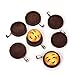 LANBEIDE 15 PCS Wooden Bezel Pendant Trays Round Cabochon Setting for Bracelet Necklace Jewelry Making (30 mm)