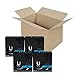 U by Kotex Curves Regular Liners, Unscented, 50 Count (Pack of 4)
