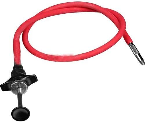 Gepe Pro Release 20" PVC Covered Cable with Zeiss Disc-Lock, Red