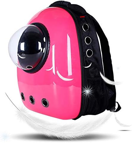 Lemonda Portable Travel Pet Carrier Backpack,Space Capsule Bubble Design,Waterproof Handbag Backpack for Cat and Small Dog Mutil Colors to Choose