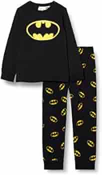 Defacto Erkek Cocuk Batman Lisansli Pijama Takim Siyah 11 12 Amazon Com Tr