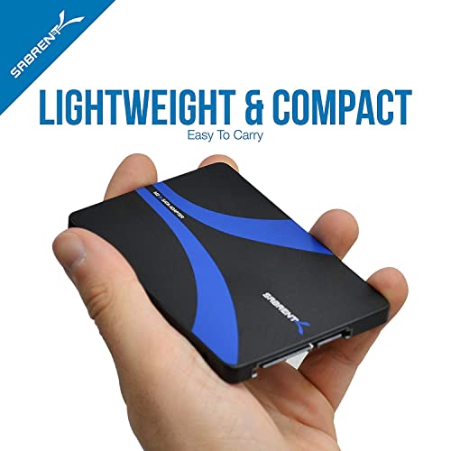 SABRENT Internal M.2 to SATA III 2.5" Case with B&M Key Holder (Not Support PCIe NVMe) Aluminum (EC-M2SA)