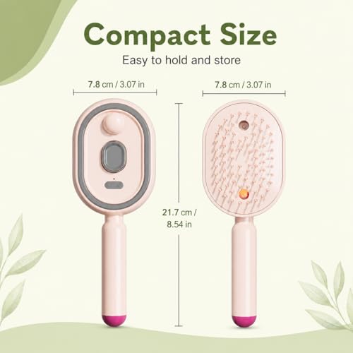 Electric Spray Air Cushion Massage Comb, Electric Spray Air Cushion Massage Hair Comb, Electric Spray Massage Comb, For Wet & Dry Hair, Portable Home Spa Styling Tool