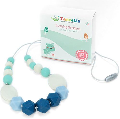 TaneeLia Silicone Teething Necklace (ocean)
