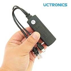 UCTRONICS PoE Splitter USB-C 5V - Active PoE to