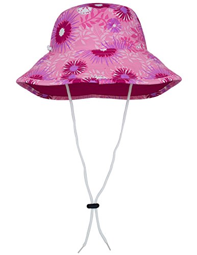 Tuga Girls Bucket Hat (UPF 50+), Carnation, Small
