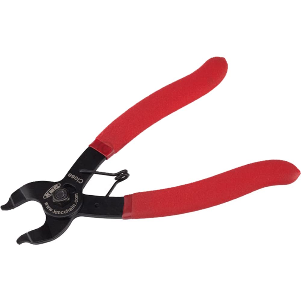 KMC Missing Link Plier Chain - Black/Red