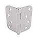 Stylever 18 Pack, Residential and Commercial Door Hinges 4 Inch Satin Nickel Finish Reversible Hinges, 5/8