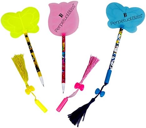 Perpetual Bliss (Pack of 12) Butterfly Theme Cute and Attractive Pens / Birthday Party Return Gifts for Kids