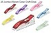 Ultima Craft Clips – 100 Multicolor Plastic Sewing Clips for Crafting, Quilting, Crocheting & Knitting – 25 Jumbo-Size & 75 Standard-Size Clips in 7 Vibrant Colors