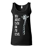Raxo Women's You Aren't Even On My Level Tank Top Giraffe Gym Tank
