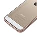 iPhone 5S Case, iPhone SE Case, SmartLegend Crystal Clear Cushion TPU Slim Bumper and Transparent Solid Acrylic PC Hard Back Panel Ultra Hybrid Protective Case Cover for iPhone 5 5S SE - Rose Gold