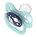 Dr. Brown's Advantage 100% Silicone Baby Paci Symmetrical Soother, 0-6m, BPA free, Blue, 2 Pack + Clip