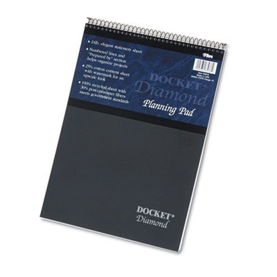 Docket gold legal pads picture
