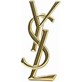 Gold-Tone Interlocking Initials Brooch – Sleek Minimalist Metal Lapel Pin for Women, Ideal for Blazers, Dresses & Everyday Style