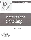 Vocabulaire de schelling by 