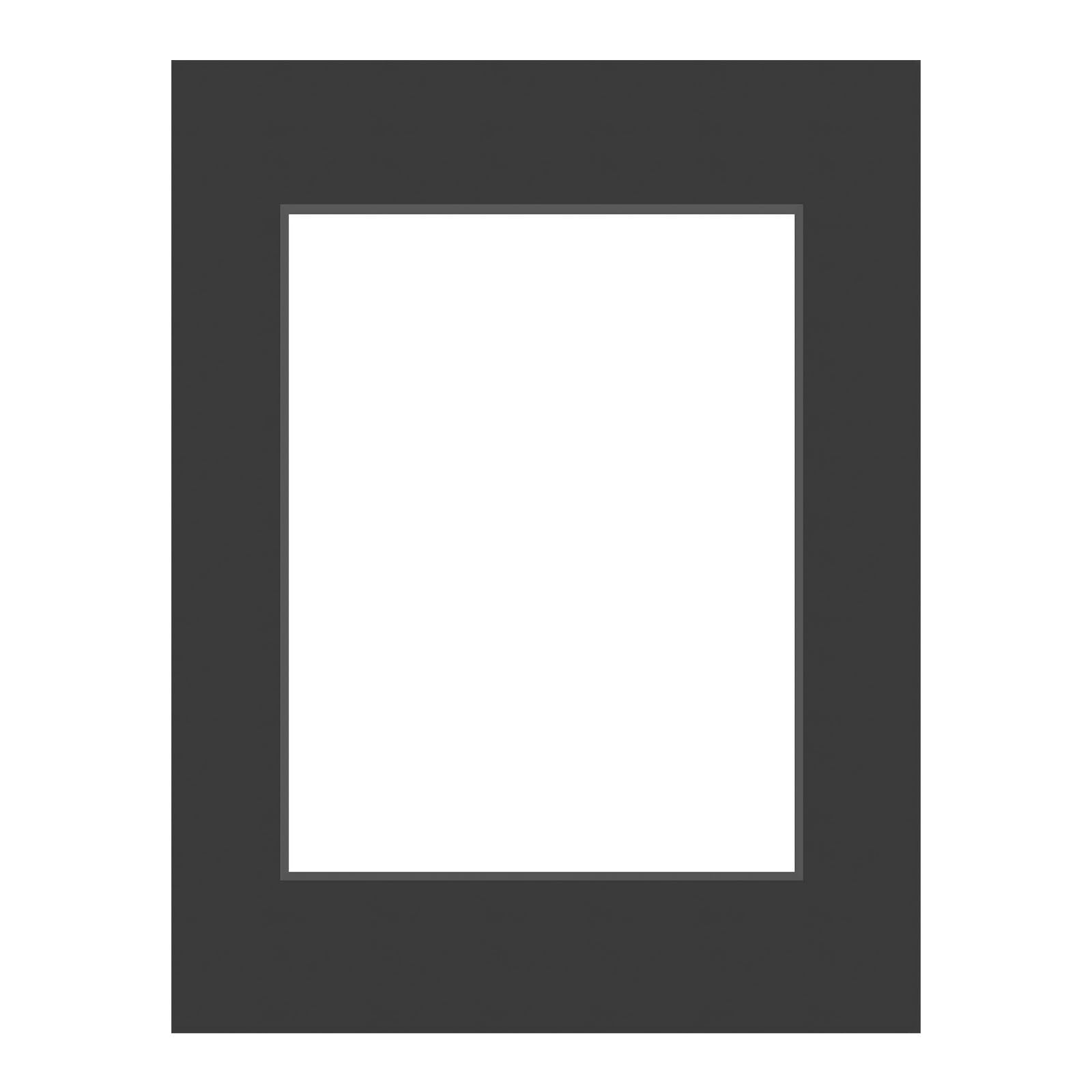 DEHA Design Black Photo Mount 30x40 cm – Acid-Free Archival Board for A4 (21.0 x 29.7cm) Photos and Prints