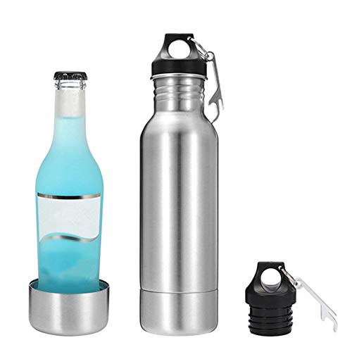 Top for bottle keeper stainless steel bottle koozie