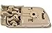 PT Auto Warehouse TO-2469E-LS - Inside Interior Inner Door Handle/Trim, Beige/Tan - Driver Side